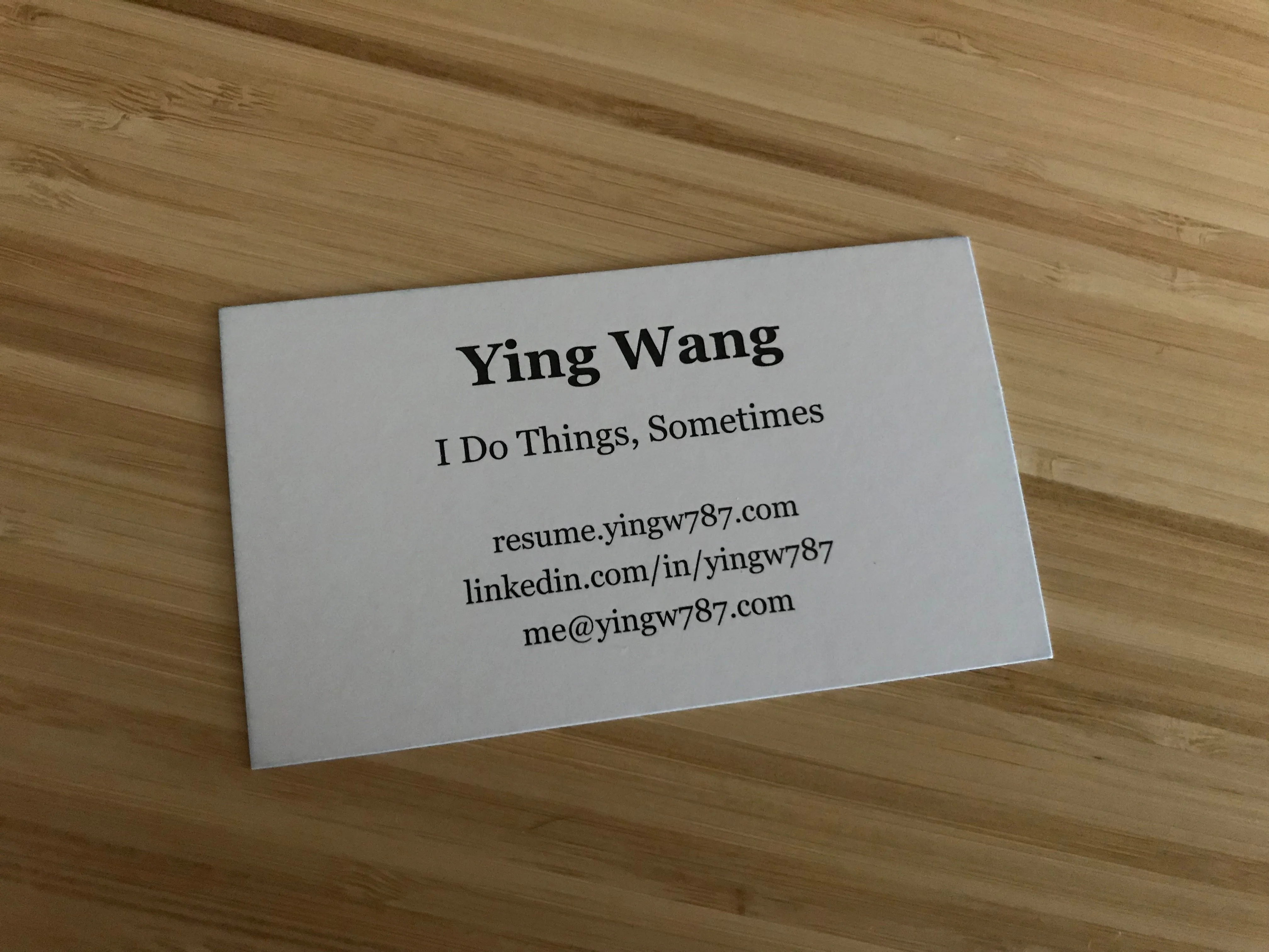 Business card